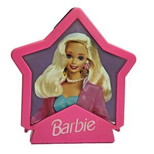 Vintage 1996 Mattel Barbie Clothes Storage Carrying Case Star Shaped Drawers